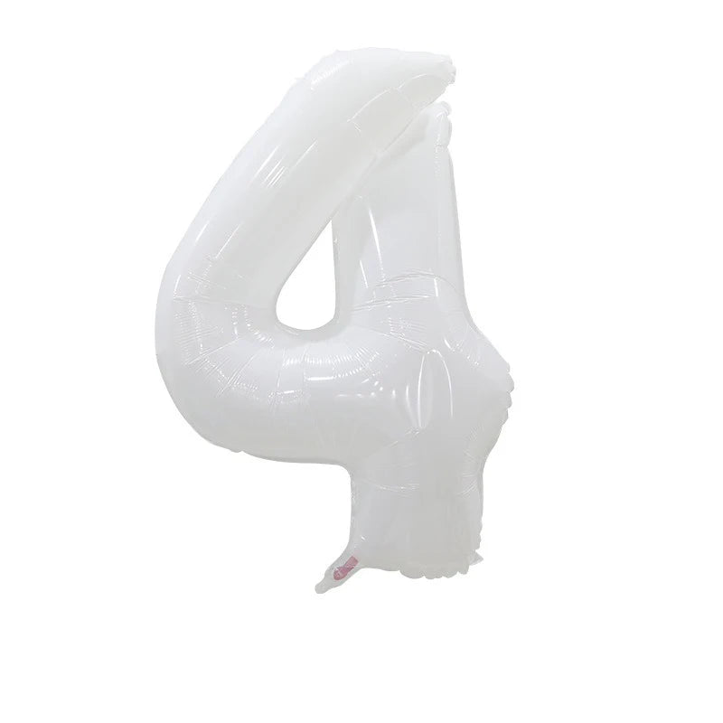 Ballon Chiffre XXL Blanc Pas cher