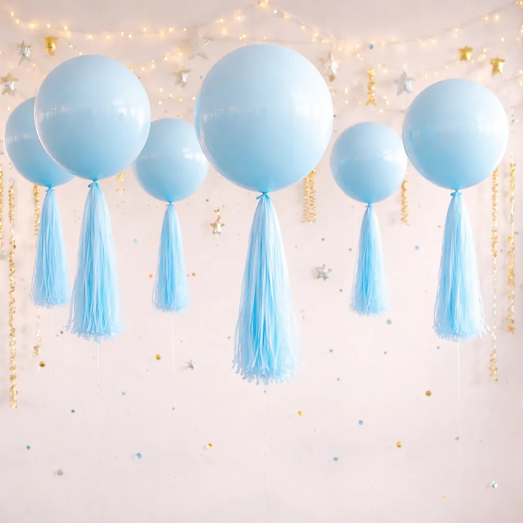 Ballon Géant Bleu Pastel