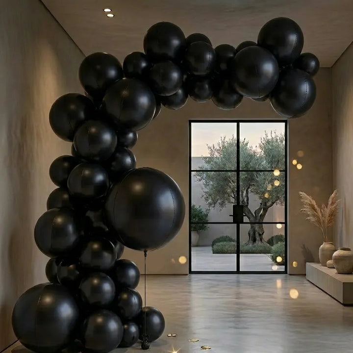 Ballon Géant Noir 4D