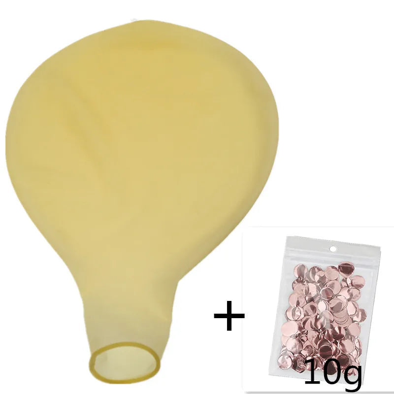 Ballon Géant Transparent à Confettis Rose Gold  Original