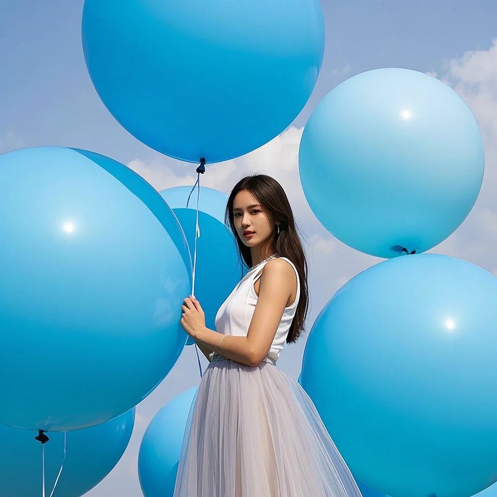 Ballon Gonflable Géant Bleu Unique