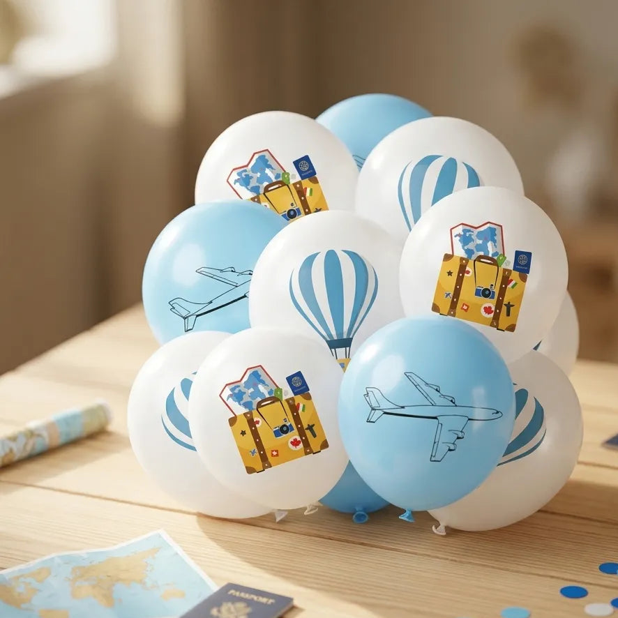 Ballon Gonflable Thème Voyage Unique