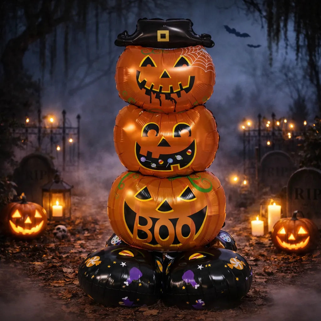 Ballon Gonflable XXL Citrouilles Halloween