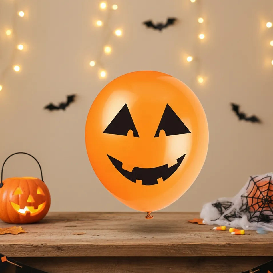 Ballon Halloween Citrouille Souriante