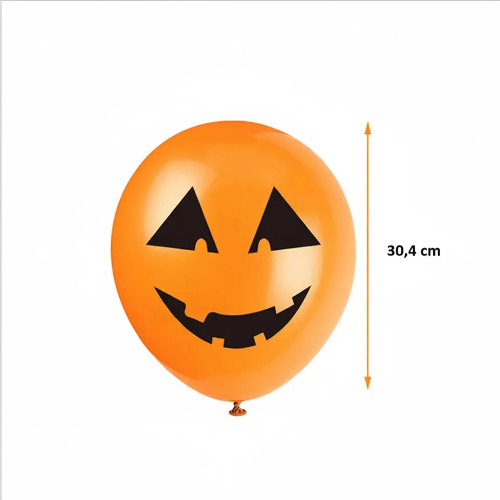 Ballon Halloween Citrouille Souriante Original