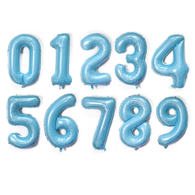 Ballon Numérique Bleu Ciel