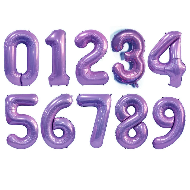 Ballon Numérique Violet