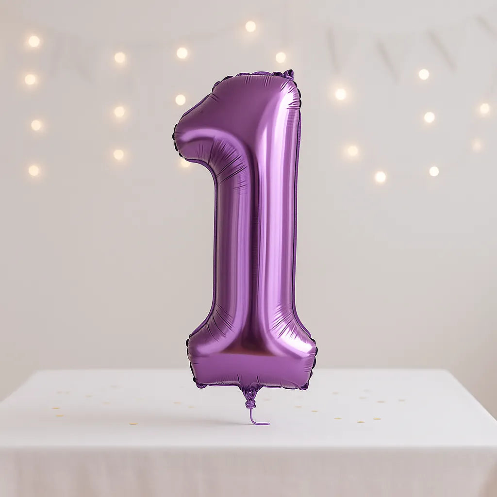 Ballon Numérique Violet 1