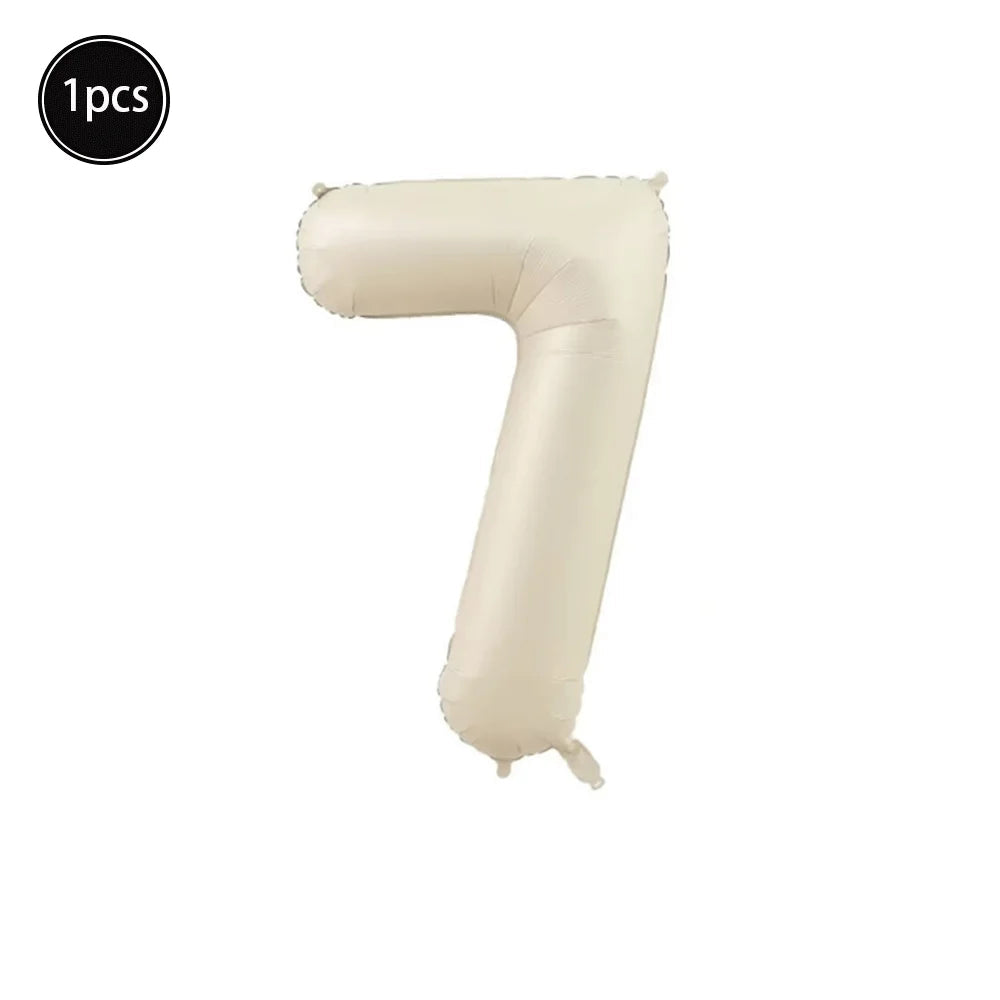 Ballon Numérique XXL Blanc Cassé 7