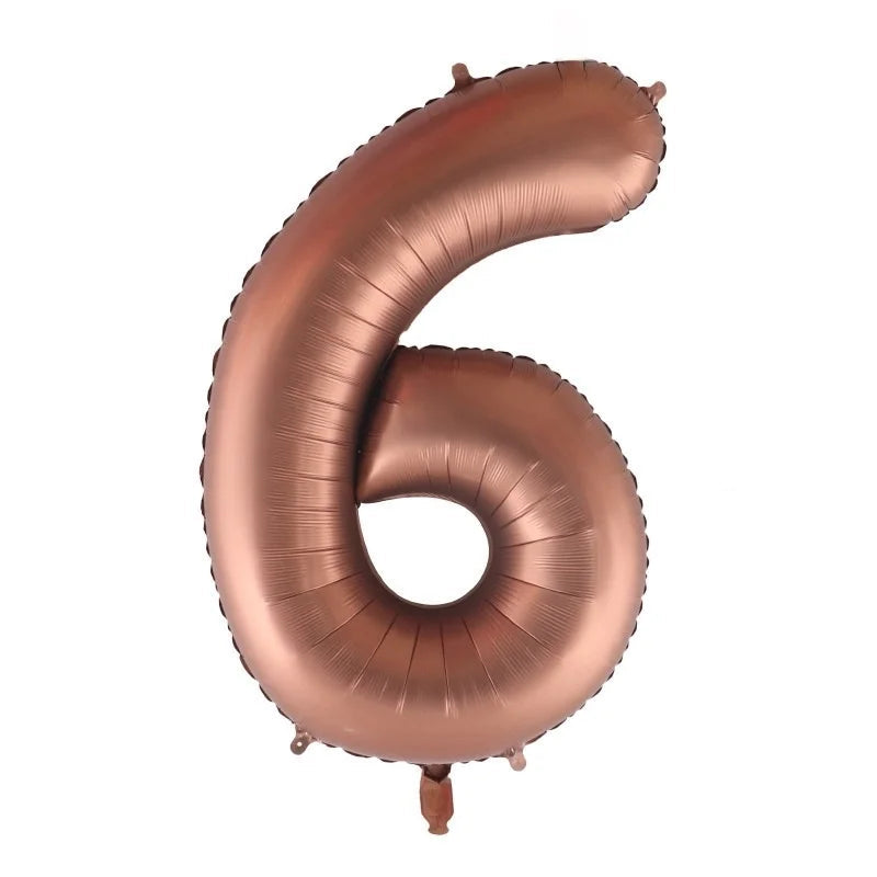 Ballon Numérique XXL Couleur Café Robuste