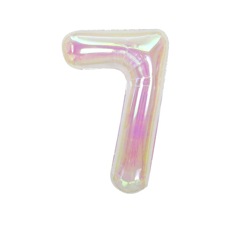 Ballon Numérique XXL Irisé Kawai