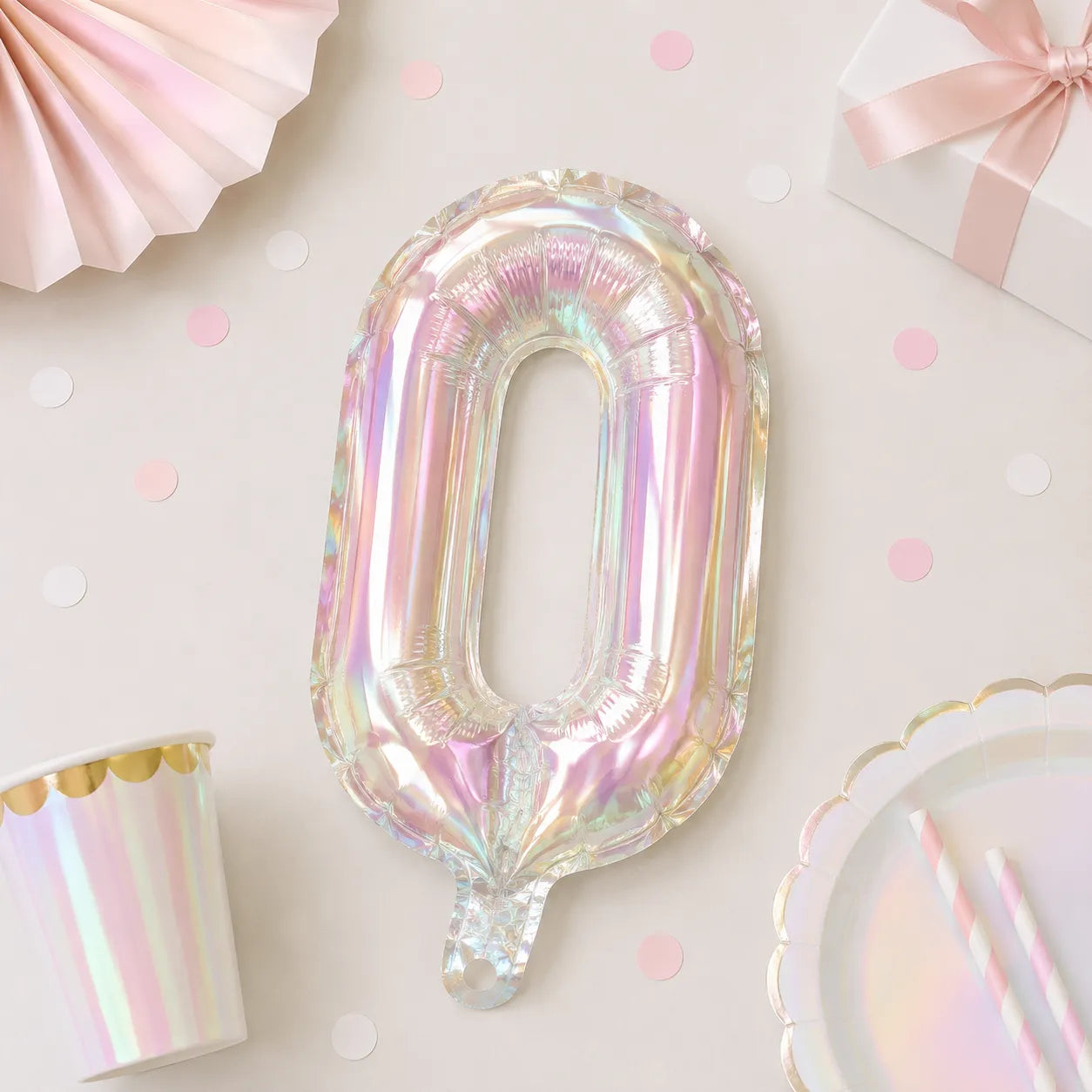 Ballon Numérique XXL Irisé Unique