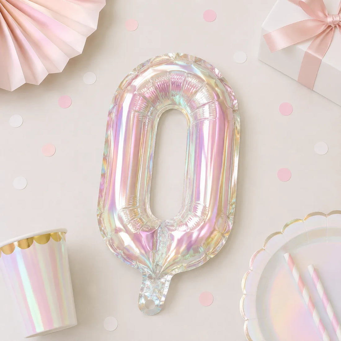 Ballon Numérique XXL Irisé Unique