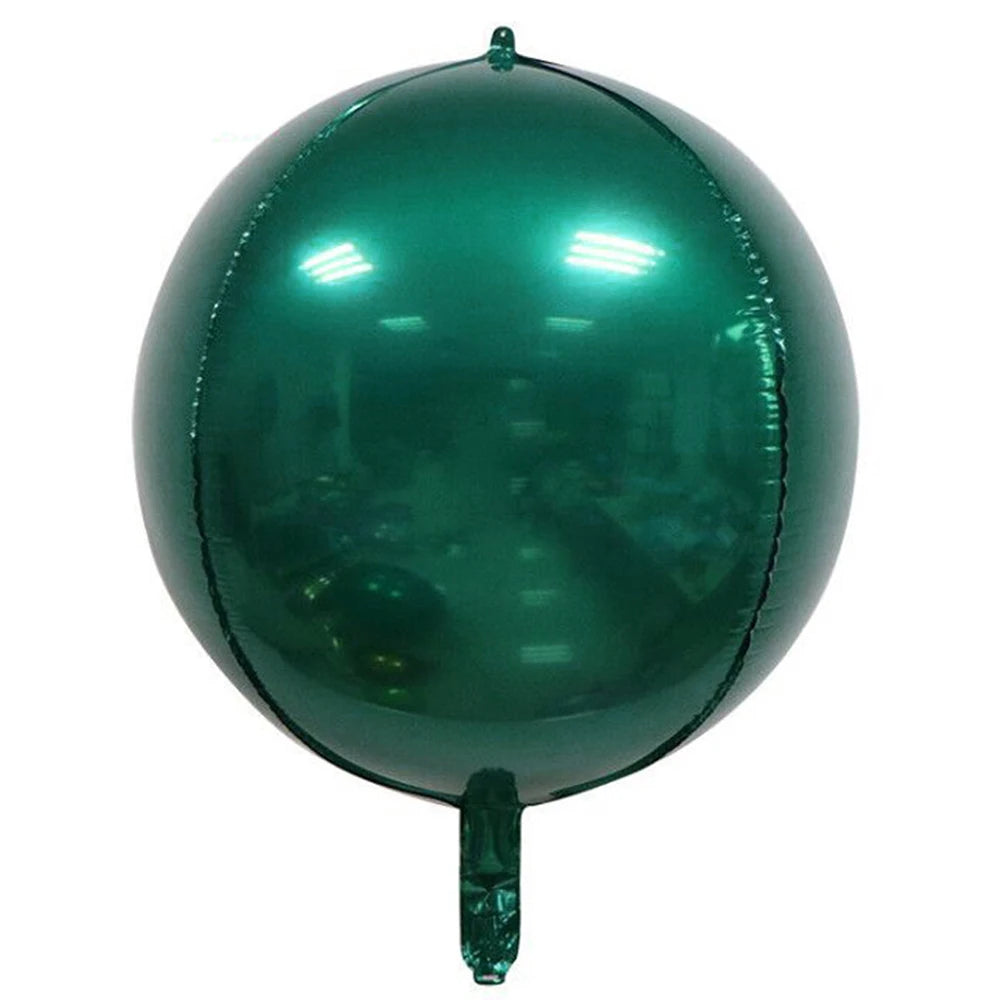 Ballon Rond 4D Vert Emeraude Mariage Unique