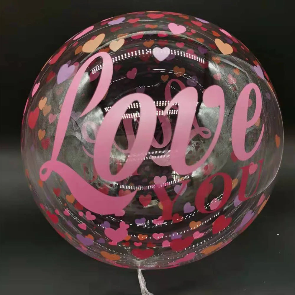 Ballon XXL Transparent LOVE Beau