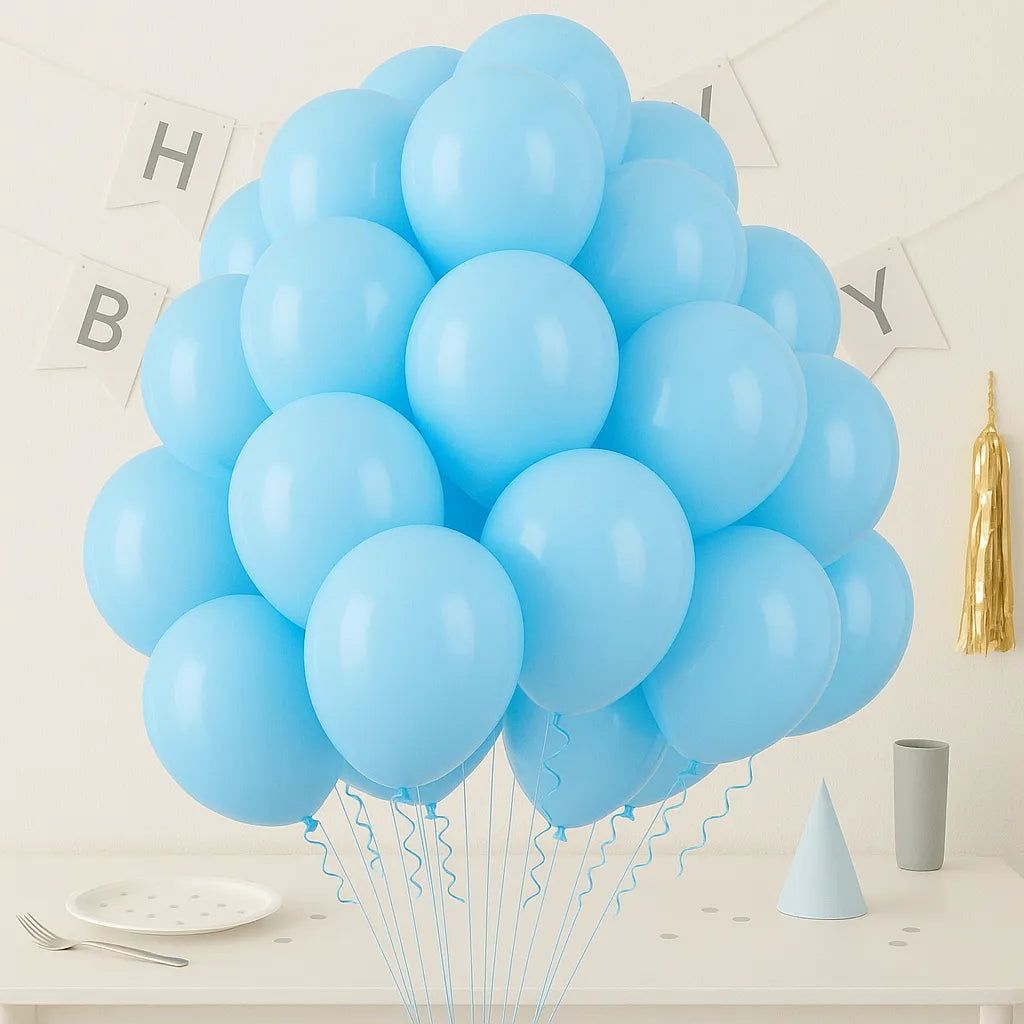 Ballons Anniversaire Bleus