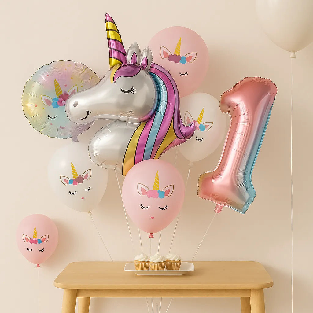 Ballons Anniversaire Licorne 1