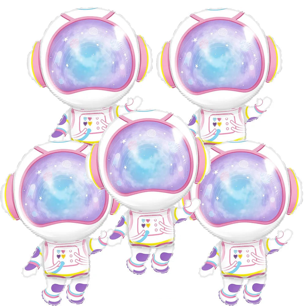 Ballons Astronautes Roses