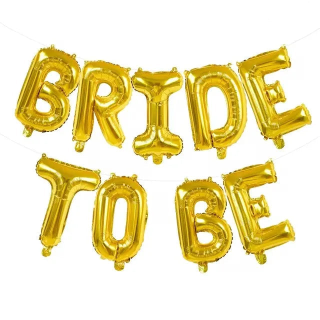 Ballons Bride to Be Doré Design