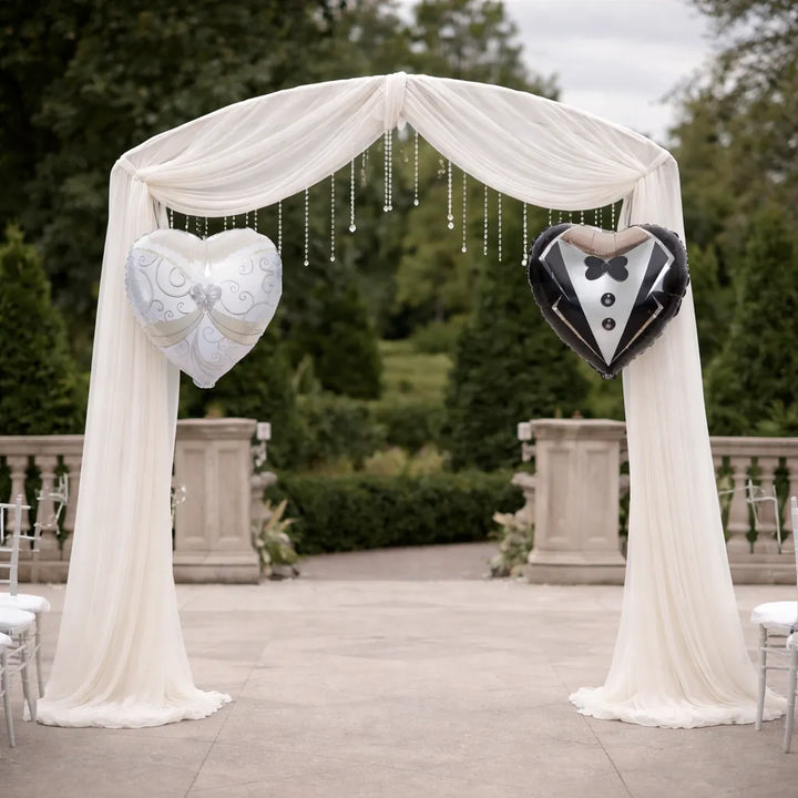 Ballons Cœur Mariés