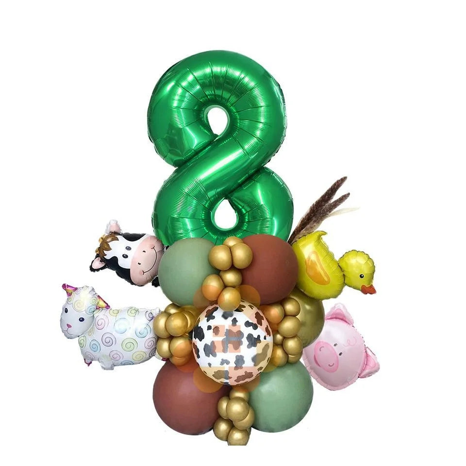 Ballons Chiffre Ferme Design Tendance