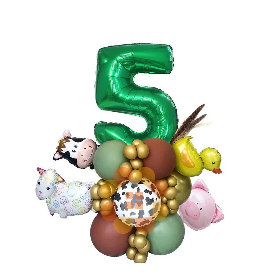 Ballons Chiffre Ferme Design Unique