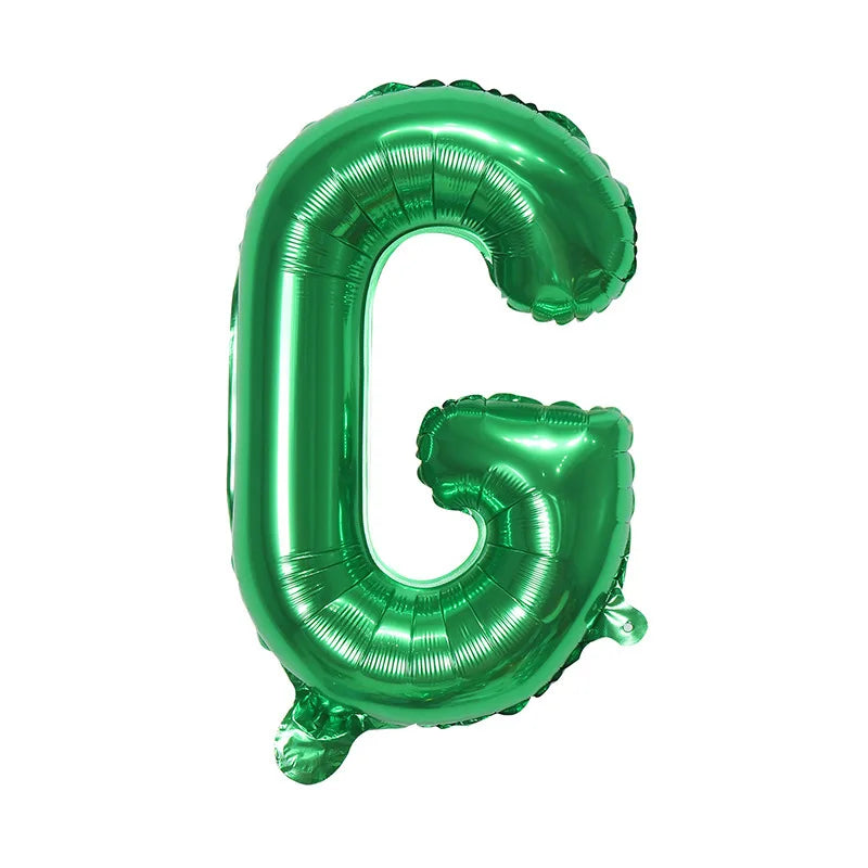 Ballons Lettre Verts G