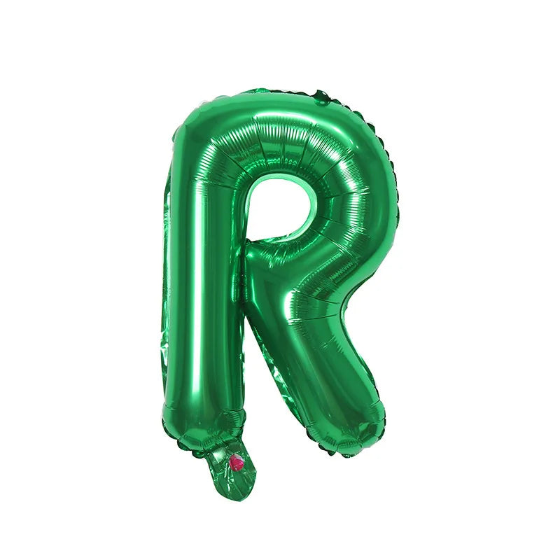 Ballons Lettre Verts R