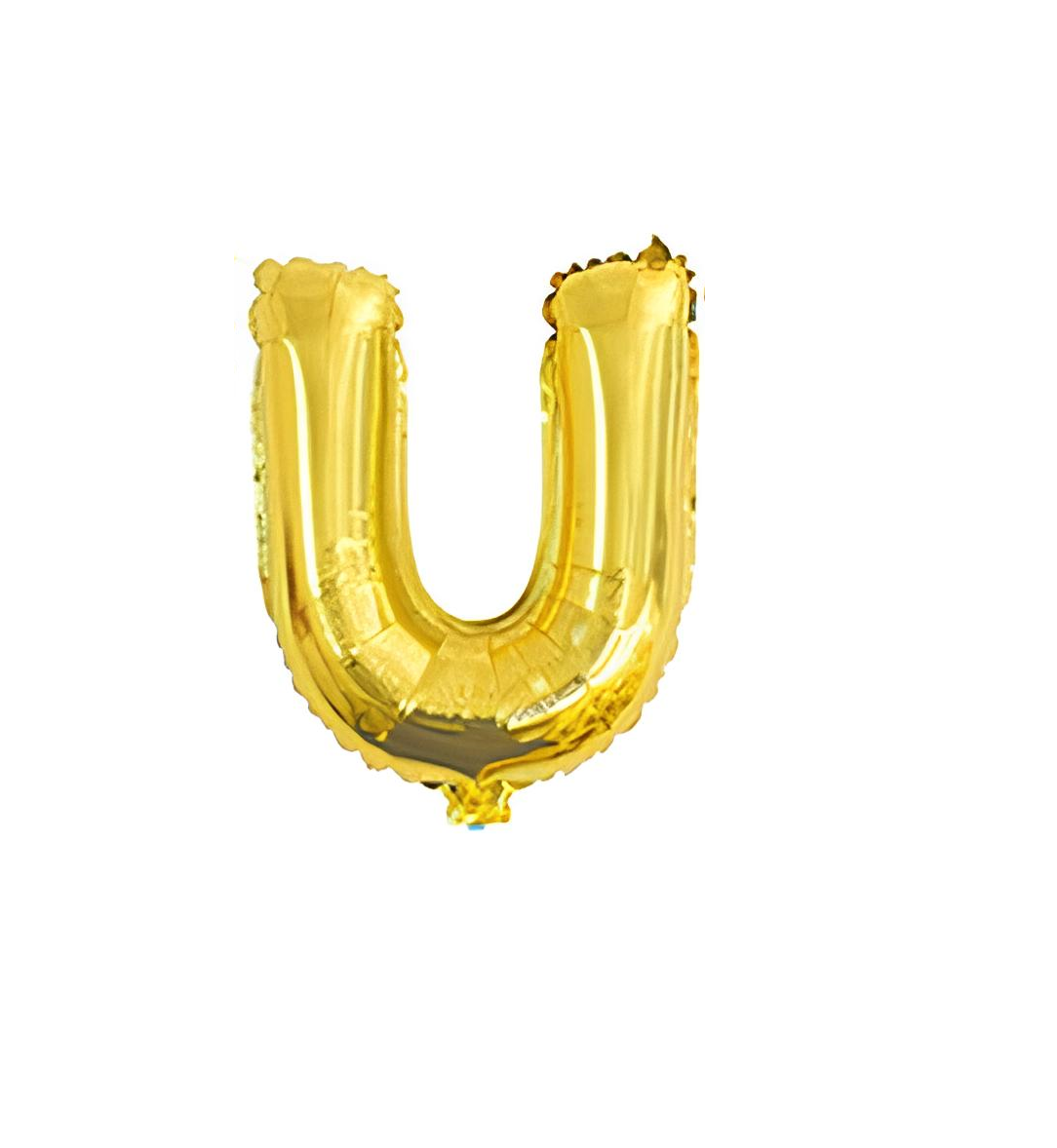 Ballons Lettres Dorés U