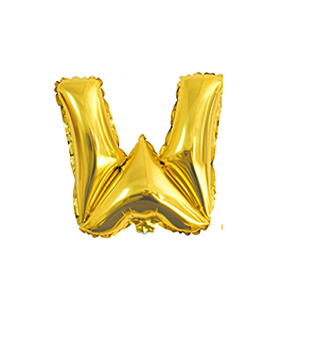 Ballons Lettres Dorés W