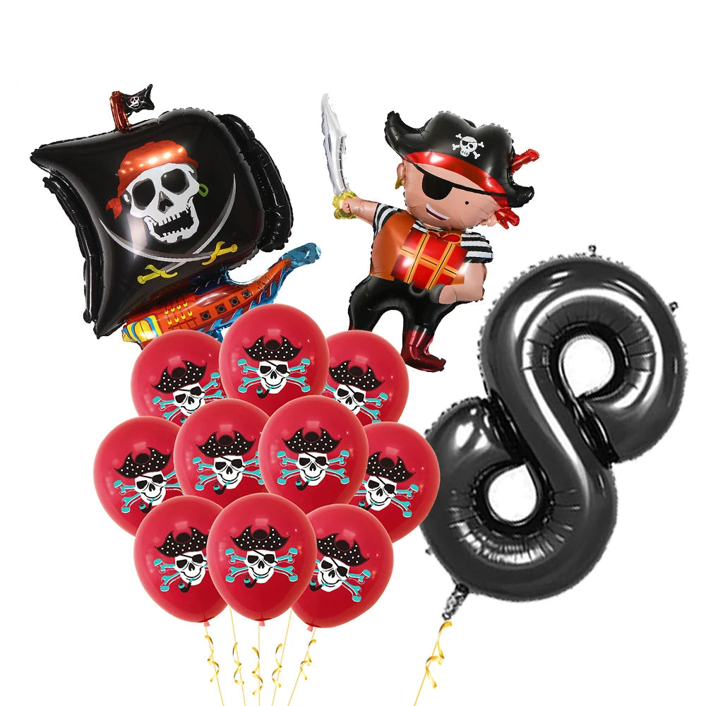 Ballons Numérique Pirate Mignon