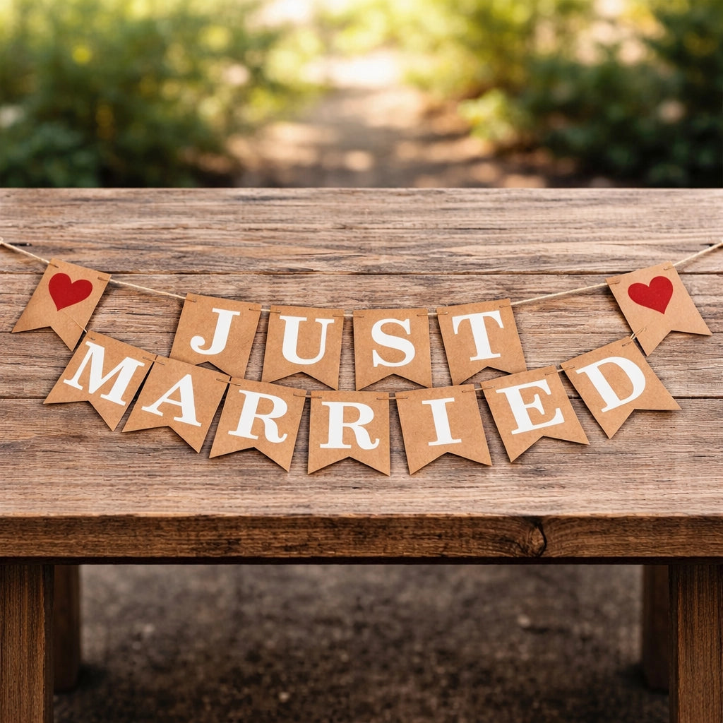Bannière Déco pour Voiture Mariage