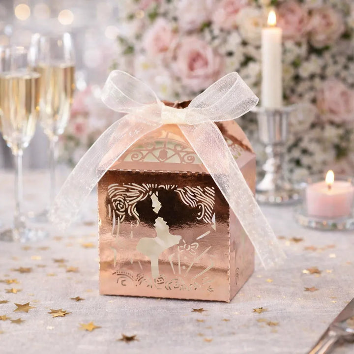 Boîte à Dragées Rose Gold