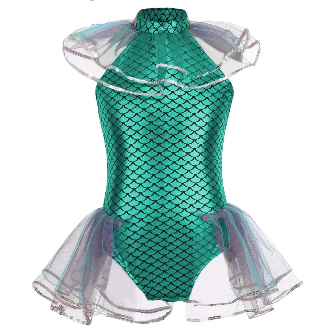 Bodysuit Sirène Enfant Vert  tendance