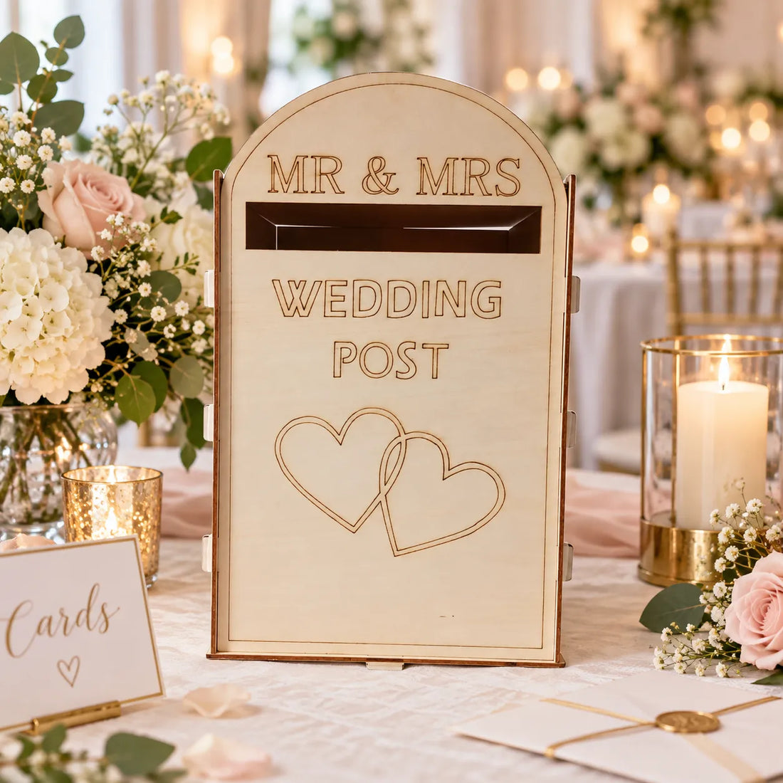 Boite à Enveloppe Originale Mariage naturel