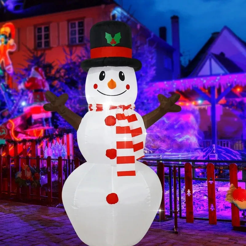 Bonhomme De Neige Géant Gonflable