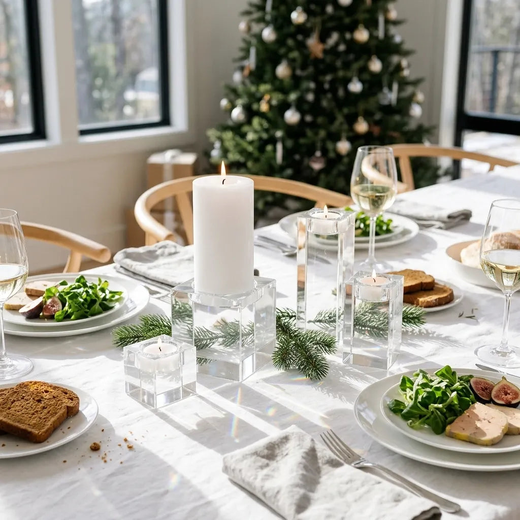 Bougeoir Centre de Table Moderne Cool