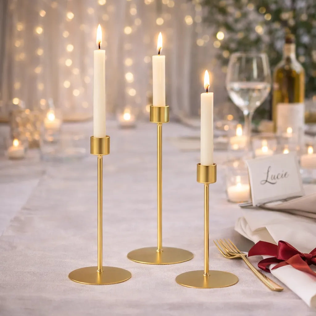 Bougeoir Or Mariage