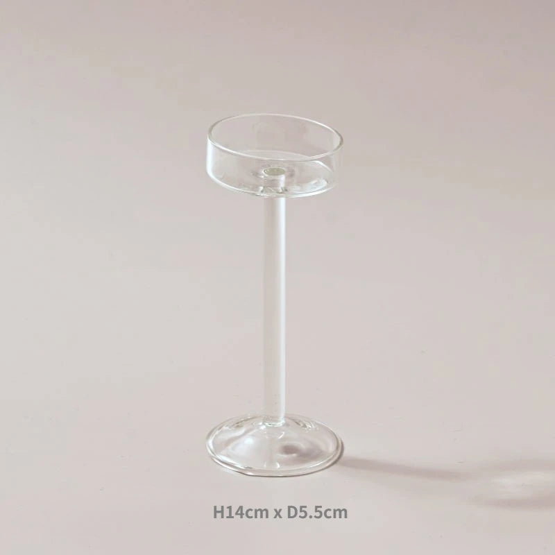 Bougeoir en Verre Noël  Moderne