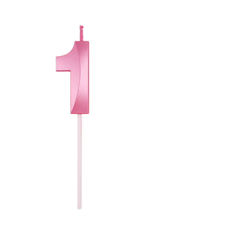 Bougie Anniversaire 3D Rose