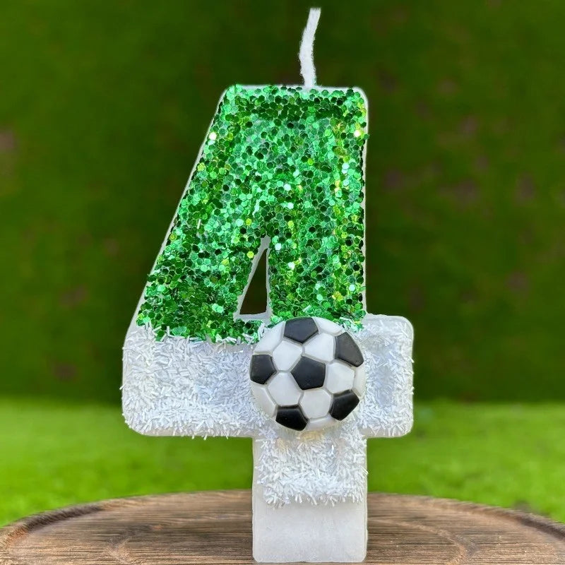 Bougie Anniversaire Football 4