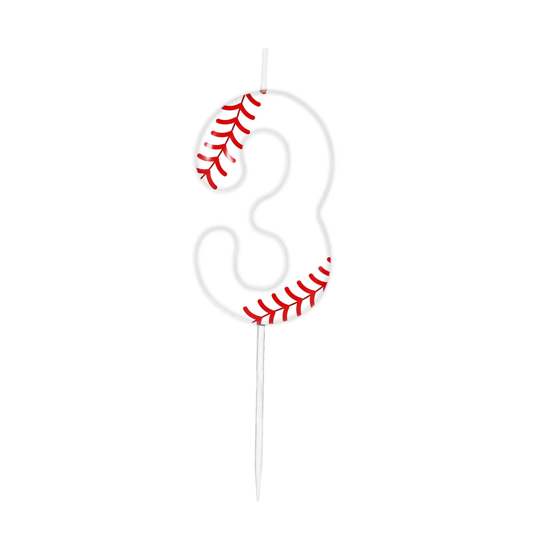 Bougie Chiffre Baseball 3
