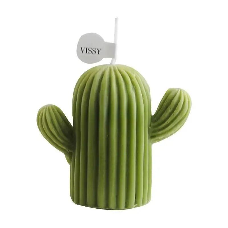 Bougie Décorative Cactus Vert 2