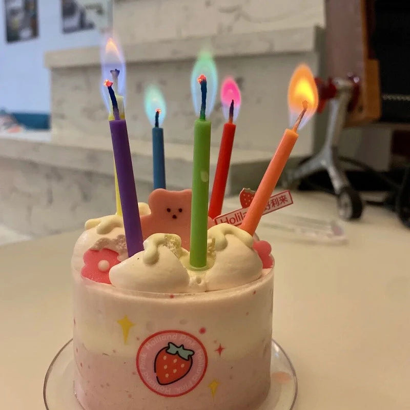 Bougie à Flamme Colorée