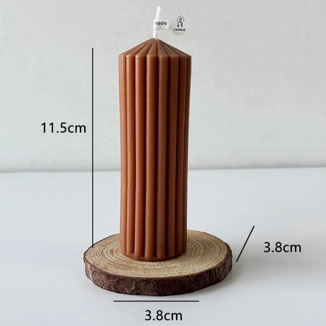 Bougie Mariage Marron Design chic