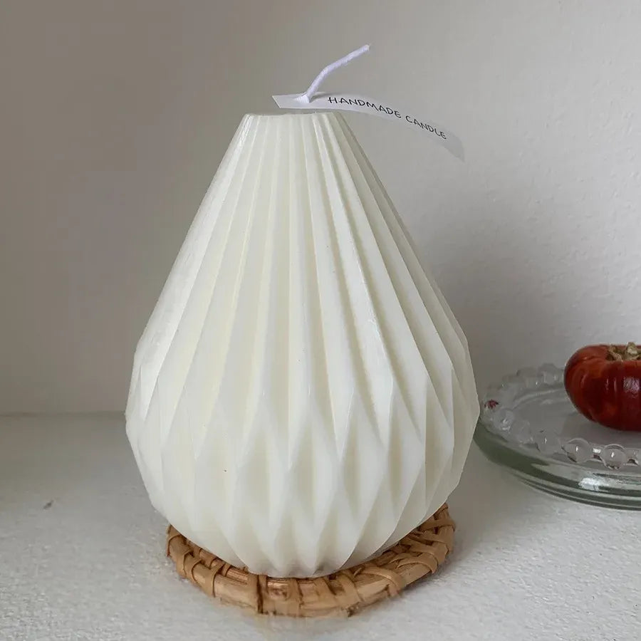 Bougie Nordique Blanche Mariage chic