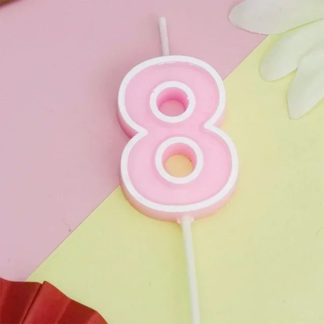 Bougie Numérique Rose