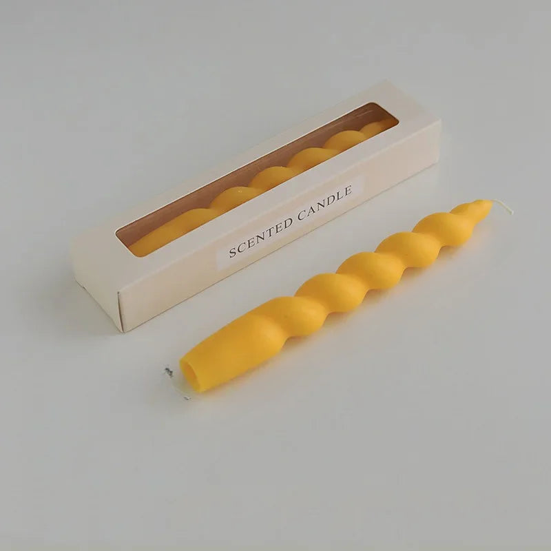 Bougie Spirale Orange 