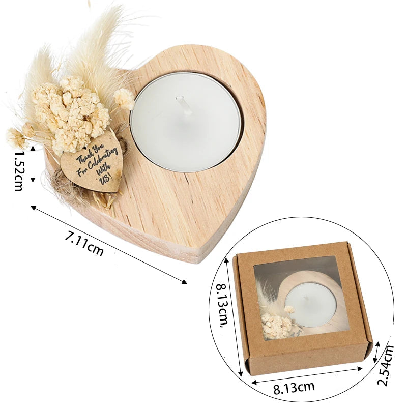 Bougie pour Invités Mariage Elégante
