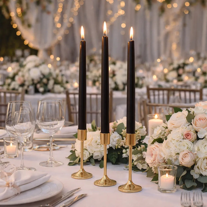 Bougies Classiques Noires